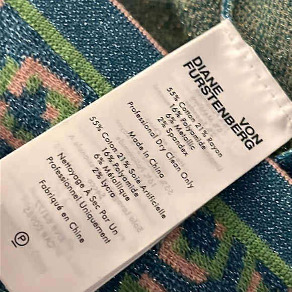 Diane Von Furstenberg  Carlo Jacquard Wrap Dress - Picture 7 of 17